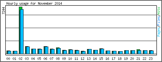 Hourly usage
